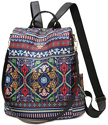 Wishliker Damen Rucksack Elegant Kleine Umhängetasche Einkaufen Anti Diebstahl