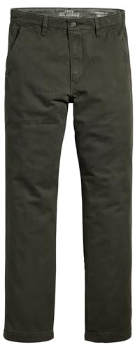 Levi's XX Chino Authentic Straight Casual Khaki, Pirate Black Soft GD, 34W / 30L Uomo