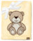 Be Mammy Warme Kuscheldecke Babydecke Blanket Baby Geschenk BE20-168 (Gelb - Bär)