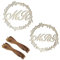 Belvanr Mr Mrs Stuhl Dekor Schild Hölz 2 Stück Mr Mrs Deko Hochzeit Stuhl Braut und Bräutigam Holzdeko für Stühle Braut und Bräutigam Hochzeit Stuhl Dekor Schild mit Jute Schnüre Stuhl Zeichen