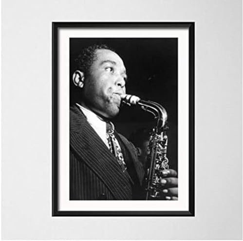 BOBSLA Poster Charlie Parker Jazz-Saxophon-Musiker-Poster, Leinwandgemälde, Wandkunst, Poster Und Drucke, Heimdekoration 50X70Cm Kein Rahmen