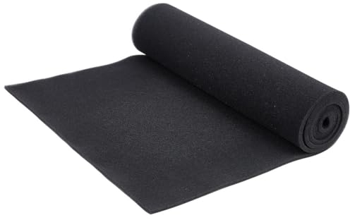 BENECREAT Filtros de Aire Acondicionado 1.5mx40cm, Hoja de Esponja de Filtro de Aire de Carbón Activado de CA de Repuesto de Filtros de Aire Acondicionado, 6 mm de Espesor