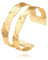 CANEVINKA Statement Hammered Gold Cuff Bangle Bracelet Boho Chunky Stackable Bracelets Dainty Adjustable Gold Wide Bracelets for Women