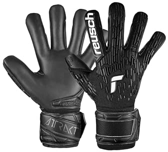 Reusch Attrakt Freegel Infinity Finger Support Guanti da portiere per adulti con Evolution Negative Cut e protezione delle dita, per erba sintetica