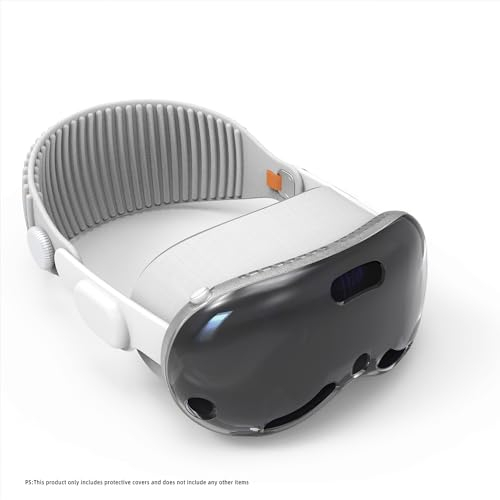 Vision Pro VR Headset Gehäuse Durchsichtig TPU Bildschirm Schutzhülle Objektiv Abdeckung Schutzhülle für Vision Pro (Transparente Farbe)