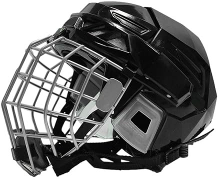 Chaies Cascos de hockey sobre hielo | Protección facial de hockey, cascos de portero de hockey callejeros, equipo de hockey transpirable y protector para hockey sobre hielo y patinaje sobre ruedas