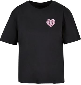 Miss Tee Damen Heart Cage Rose Tee