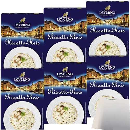 usy Bundle für Leverno Risotto-Reis 6er Pack (6x250g Packung) + usy Block