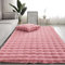 Freyamy Plüsch Teppich 80x160cm Rosa Einfarbig Hochflorteppiche Flauschige Weich Teppiche Waschbar rutschfest Teppiche Modern Dekorative Teppich für Wohnzimmer Schlafzimmer Kinderzimmer
