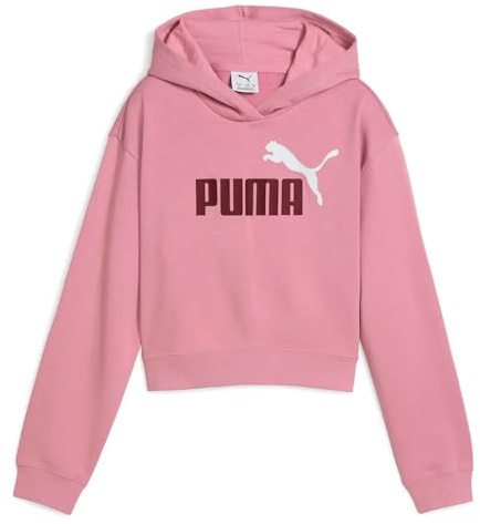 Puma Mädchen 2 Color No. 1 Logo​ Short Length Hoodie Tr G Sweatshirt, Poised Pink, 140 EU