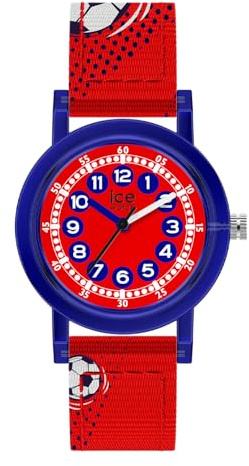 ICE-WATCH - Ice Learning Red Football - Montre Rouge pour garçon avec Bracelet en Nylon - 024502 (Extra Small)