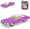 alles-meine.de GmbH Cadillac Eldorado 1974 Violett mit Weiss in Dach 1/64 Greenlight Modell Auto mit individiuellem Wunschkennzeichen