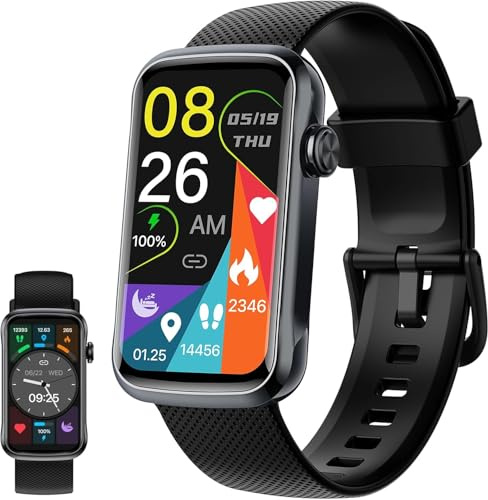 Motast Smartwatch Uomo Donna, Orologio Smartwatch 1.57 con Chiamate Bluetooth, 123+ Modalità Sportive, Notifiche, Contapassi, Sonno,Smart Watch per Android iOS