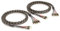 VIABLUE SC-4 Silver BI-Wire * High-End Lautsprecherkabel * T6s Bananenstecker, echtvergoldet * 1 Paar * mit Splitter * 150 cm * 1.5 m