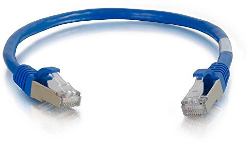 C2G 5M Cat5e Ethernet Network Patch Cable (STP) Booted & Shielded BLUE