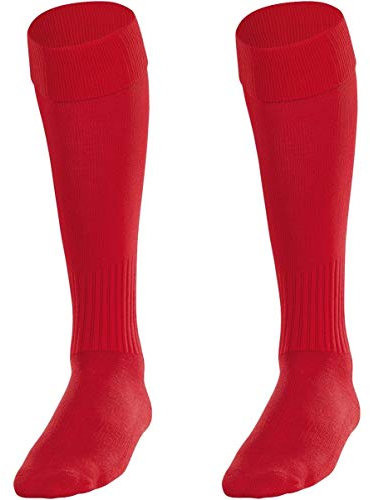 JAKO, Calzettoni Uomo Uni 2.0 senza Logo, Rosso (Rot), 35-38