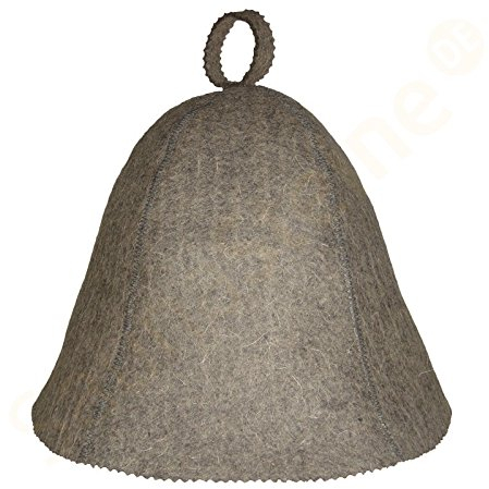 Cappello da sauna in feltro Classic scuro