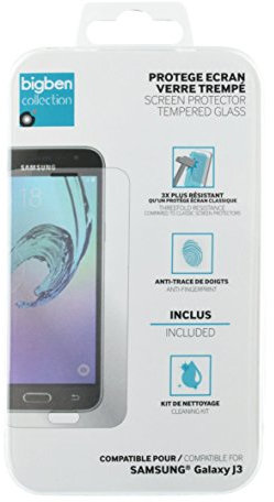 BIGBEN CONNECTED Protège-écran en Verre trempé pour Samsung Galaxy J3 2016