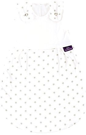 Träumeland S0101402 Außenschlafsack LIEBMICH Sternchen grau, Größe 50/56, mehrfarbig