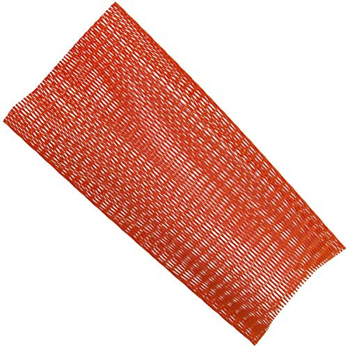 HaGa® 1 m Verpackungsnetz Netzschlauch Schutznetz Ø 100-200 mm orange | Oberflächenschutznetz | Netzbeutel | wiederverwendbar | Meterware