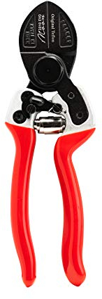FALKET 2010 EVO Moon - Forbici per potatura professionali a doppio taglio,taglio centrale,lame teflonate ORIGINAL TEFLON,cm 21