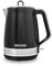 Morphy Richards Illumination 1.7L Jug Kettle, Rapid Boil, Boil Dry Protection, Pull off Lid, Limescale Filter, Easy View Window, 360 Cordless Base, Stainless Steel, Black , 108020
