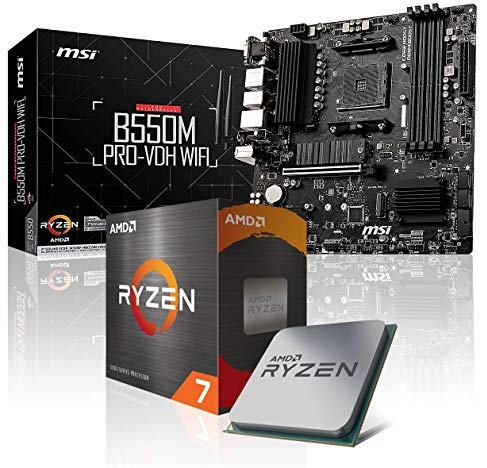 Memory PC Kit d'évolution PC Ryzen 7 5800X 8X 3.8 GHz, 32 GB DDR4, B550M Pro-VDH WiFi, Entièrement assemblé et testé