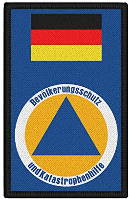 Copytec Patch Zivilschutz Deutschland Katastrophenhilfe Amt Wappen Abzeichen #36631