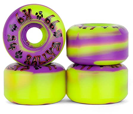 Dogtown Skateboard Wheels K-9 Rallys - 54mm - 99A Yellow - Skateboard & Cruiser Rollen