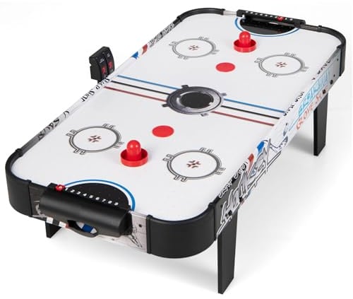 COSTWAY Tavolo Air Hockey con Segnapunti LED per Bambini e Adulti