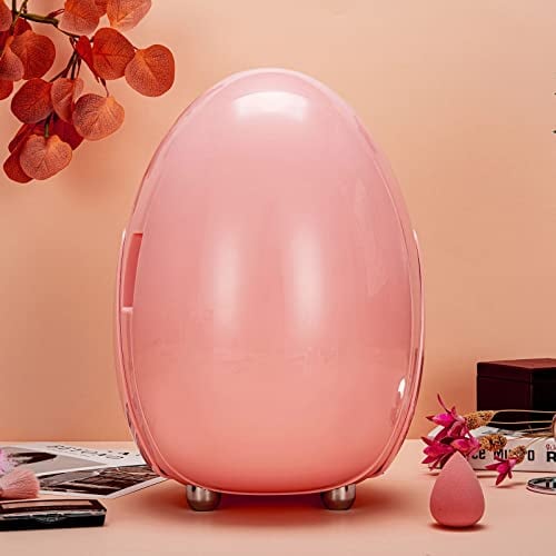 Household 10L Cosmetic Refrigerator Mini Skin Care Facial Mask Constant Temperature Beauty Refrigerator 220V Professional Storge,Pink