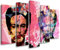Feeby Leinwandbild 5-teilig 100x70 cm Frida Kahlo Porträt Abstraktion Bild Wanddeko Wand Bild Kunstdruck Deko Wohnzimmer Feminismus Popkultur Künstler Rosa