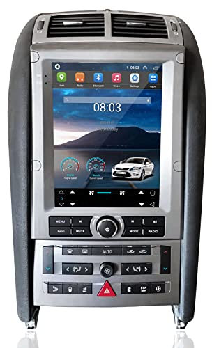 MOOKAKA Tesla Style Radio Android Auto Radio 2 DIN Navegación GPS para Peugeot 407 2004-2010 Reproductor Multimedia Stereo 9.7 Pulgadas Pantalla Vertical Unidad Principal Soporte Carplay DSP (4+32GB)