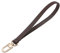 Genuine Leather Wrist Strap Hands-Free Wristlet Hand Strap Replacement with Buckle for Purse Wallet Clutch Keychain (Brown Wristlet Gold Clasp)