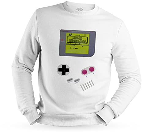 Fabulous Sweatshirt für Männer Old School Spiel Tragbare Konsole Retro Video Spiel 1990