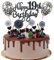 Tortendeko Hello 19 Cake Topper Blau Mit Herz Stern Ballon - Kuchendeko für 19. Geburtstag Junge Mädchen - Happy 19th Birthday