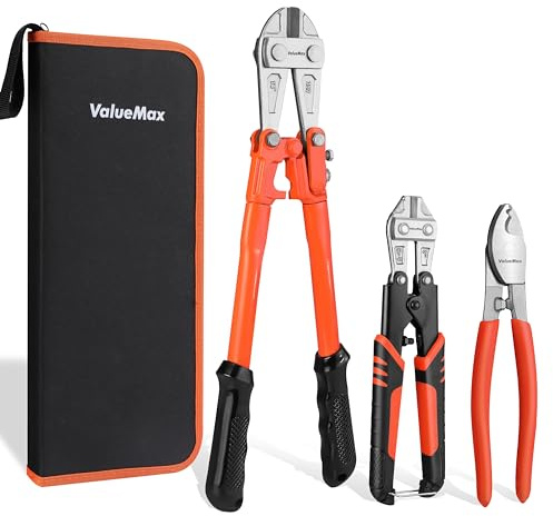 ValueMax Juego de alicates cortapernos de 3 piezas