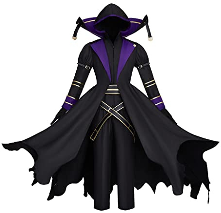 RocailleCos The Eminence in Shadow Cosplay Cid Kagenou Costume Men's Black Outfit Halloween Suit