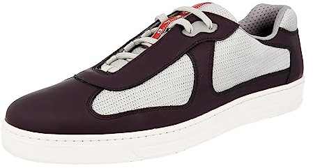 Prada Herren Violett Leder Sneaker 4E3166 43 EU/UK 9