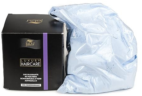 JaDy - Blondierendes Haarpulver | Aufhellung bis zu 9 Tönen | Anti-Gelb-Effekt | Innovative Formel mit B-d-Fructose-Oligosacchariden | Professionelle Anwendung, Hellblau, 500 g