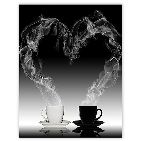 SMTDeco Herdabdeckplatte Ceranfeld Abdeckplatte Herdabdeckung Herdplatten Abdeckungen Induktionskochfeld 40x52 cm Einteilig Kaffee Schwarz