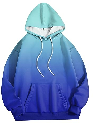 KONG JIMFAN Hoodie Paar Pullover Soft Shell Jacket Herren Pullover Mütze Deckenpullover Herren Hoodie Hemd Jacke Herren T-Shirt Herren Schwarz Thermojacke Herren Regenanzüge(Blau,3XL)