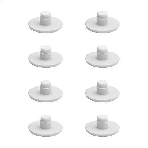 Wagner QuickClick® Kunststoffgleiter Möbelgleiter Stuhlgleiter - 8er-Set Ersatzgleiter austauschbar ersetzbar - Kunststoff Extreme - Durchmesser Ø 15 mm für Basis SMART - Made in DE - 15788400
