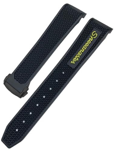KKFAUS Gummi-Silikon-Armband, weich, 19 mm, 21 mm, 20 mm, passend für Omega Speedmaster 326 Uhrenarmband, Seamaster 300, Schwarz, Sportarmband-Werkzeuge, 20 mm, Achat