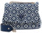 GUESS Damen Rianee Convertible Flap, wandelbare Umhängetasche, Crossbody-Klappe, Blau