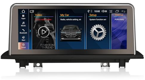 Erisin 10,25 Zoll Android 13 Qualcomm 8-Kern 4GB RAM + 64GB ROM Autoradio GPS Navi Für BMW X1 F48 Unterstützt Kabelloses Carplay IPS WiFi DAB+Bluetooth 5.0 Idrive DSP NBT