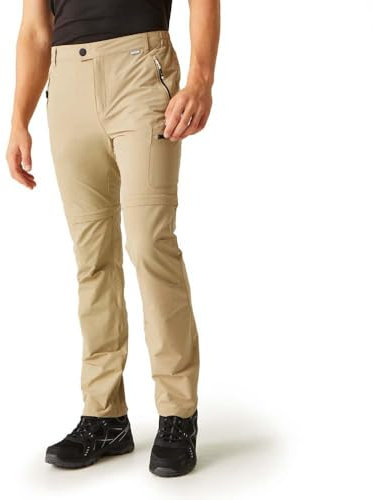 Regatta Men's Highton Zip Off Walking Trousers Beige