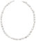 Damen Perlenkette Süßwasser Zuchtperle Barock Keshi von - Secret & You - Barocke Keshiperlen 9-10 mm - 43 cm lang