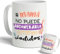 DEREGALOOS Taza de cerámica divertida para Madres. Taza de café Regalo día de la Madre. Regalo Original con frase para mujer. Tazas divertidas con frase. (Si mamá no puede encontrarlo...)