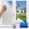 Perfect Cover Milchglasfolie Fenster Sichtschutz Mit Rakel, Fensterfolie Blickdicht Von Aussen, Sonnenschutzfolie Fenster Außen, UV Schutzfolie Für Zuhause Büro Küche (30x300)